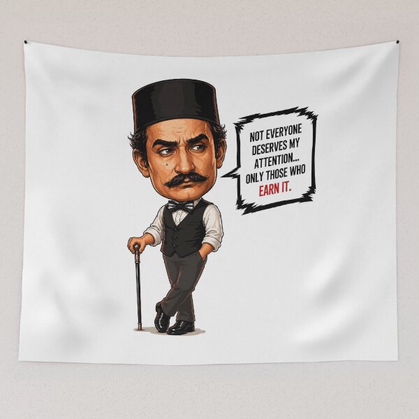 Item preview, Vintage Gentleman Attitude Quote Caricature designed and sold by Krincydigitalart.