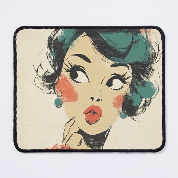 Item preview, Retro Glam Pop Art Portrait designed and sold by junkydotcom.