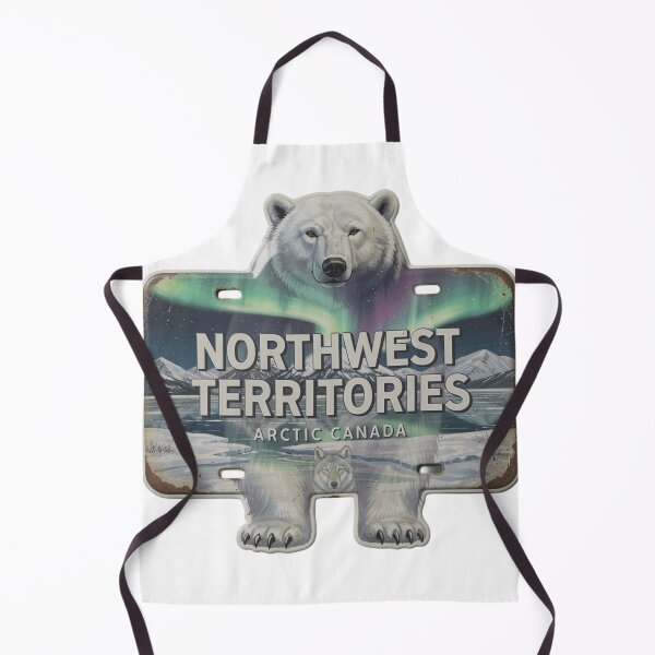 Item preview, Northwest Territories Aurora Plate Illustration designed and sold by The Souvenir Dept..