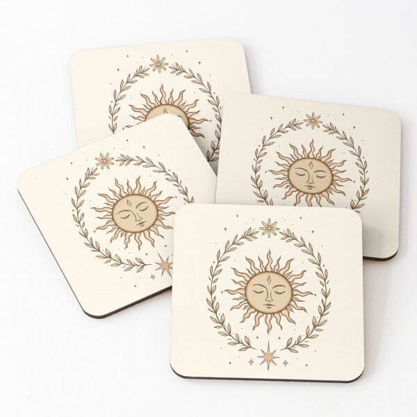 Item preview, Midsummer Sun Litha Celestial Boho Art designed and sold by Christine Krahl.