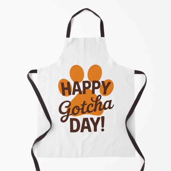 Item preview, Happy Gotcha Day! Orange Dog Paw Print Animal Rescue designed and sold by sailorjessiArt.