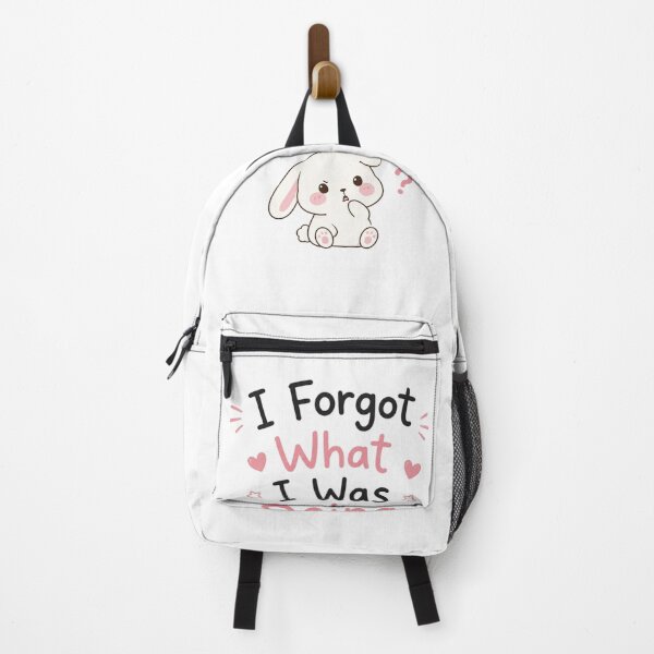 Item preview, Cute I Forgot What I Was Doing Bunny Quote Design Funny Overthinking Meme Sticker designed and sold by Sanika arts .