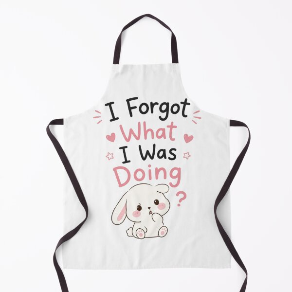 Item preview, Cute I Forgot What I Was Doing Bunny Quote Design Funny Overthinking Meme Sticker designed and sold by Sanika arts .