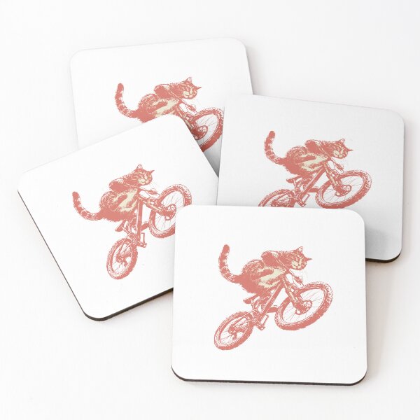 Item preview, Cool Cat Riding a Mountain Bike designed and sold by HBDStudio.