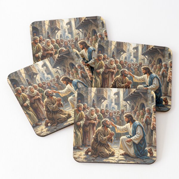 Item preview, Jesus Healing The Blind Man designed and sold by RRRShop.