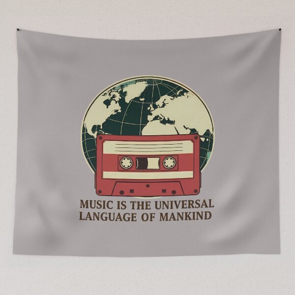 Item preview, Retro Tape & Globe  - World Music Day designed and sold by Art-Arcade6.