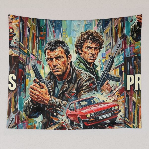 Item preview, CI5 Action – The Professionals Fine Art Print designed and sold by Art's Diner.