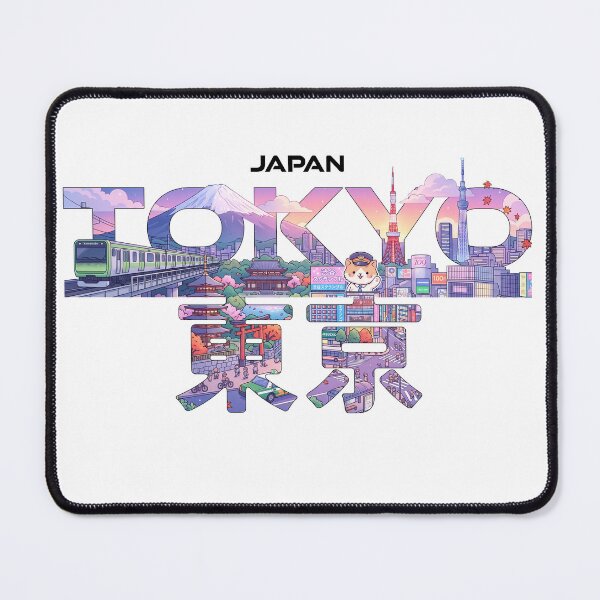 Item preview, Tokyo Japan Aesthetic Travel Typography designed and sold by Muri Neko.