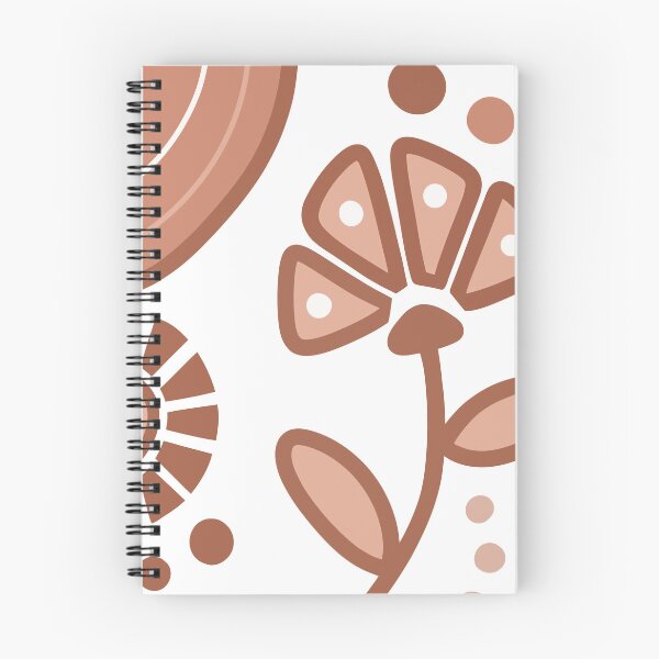 Item preview, Brown And White Flower Boho Design designed and sold by Sartoris Art.