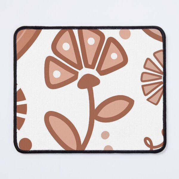 Item preview, Brown And White Flower Bohemian Design designed and sold by Sartoris Art.