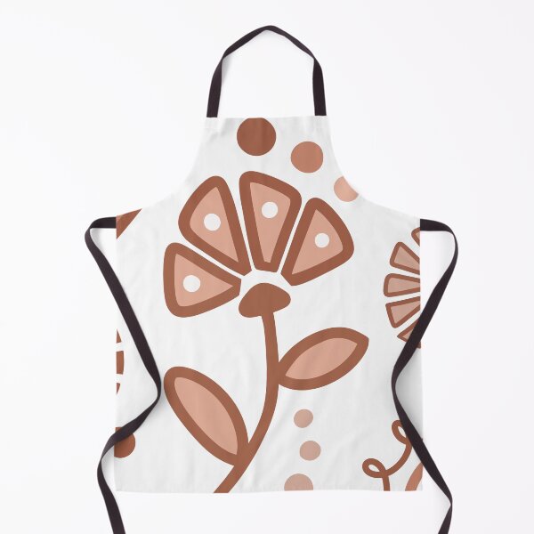 Item preview, Brown And White Flower Bohemian Design designed and sold by Sartoris Art.