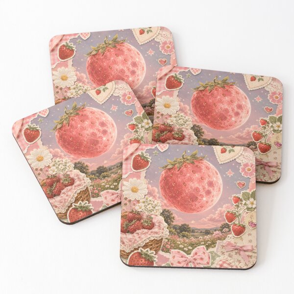 Item preview, Collage estilo cottagecore de Strawberry Moon designed and sold by Dreamsinpastel.