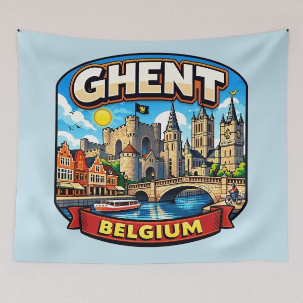 Item preview, Ghent, Belgium designed and sold by Myra365Art.