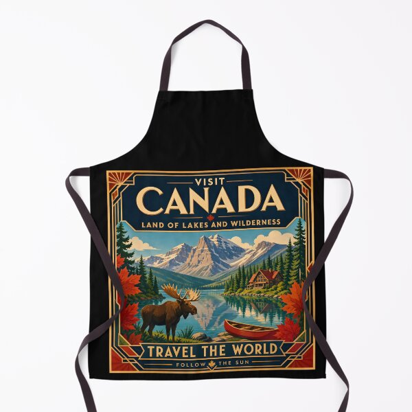 Item preview, Canada Vintage Travel Poster Print designed and sold by amithc.