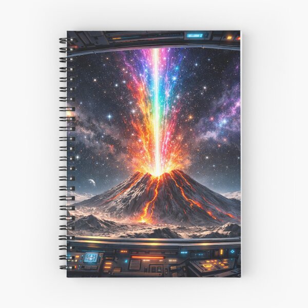 Item preview, Cosmic volcano view designed and sold by Sigtrix.