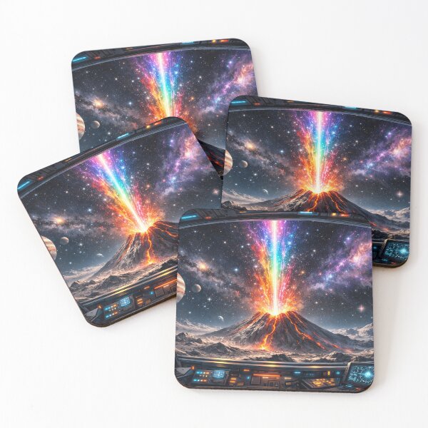 Item preview, Cosmic volcano view designed and sold by Sigtrix.