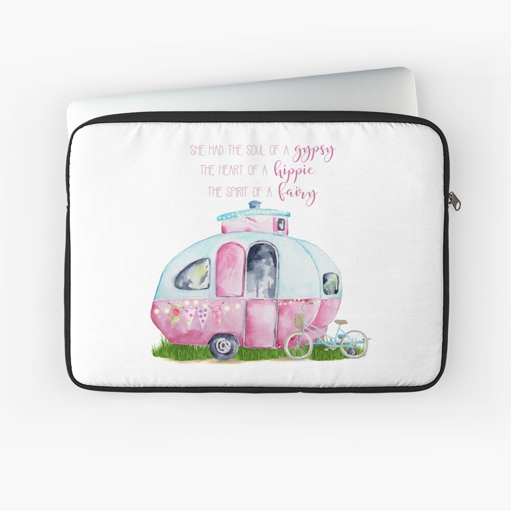 Hippie Heart Gypsy Soul, Retro Camper Cutting Board by FolkNFunky