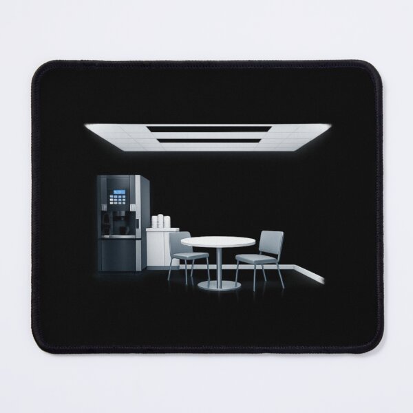 Item preview, Empty Break Room 3:17 AM — Liminal Coffee Room designed and sold by Timeless Junction.
