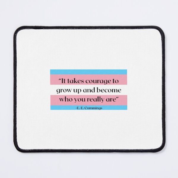 Item preview, Transgender pride flag inspirational quote designed and sold by Pride4Every1.