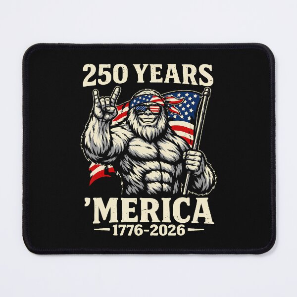 Item preview, Bigfoot Merica Rock American Flag Patriotic 4Th Of July designed and sold by Fereskabilon.