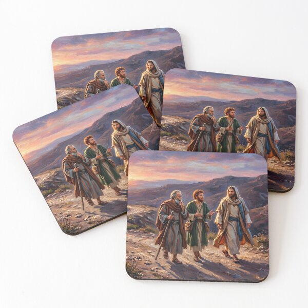 Item preview, Jesus Walk To Emmaus Painting designed and sold by RRRShop.