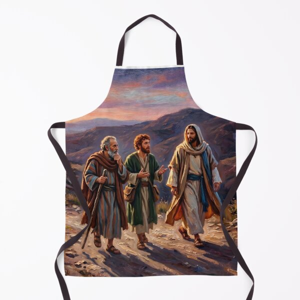 Item preview, Jesus Walk To Emmaus Painting designed and sold by RRRShop.
