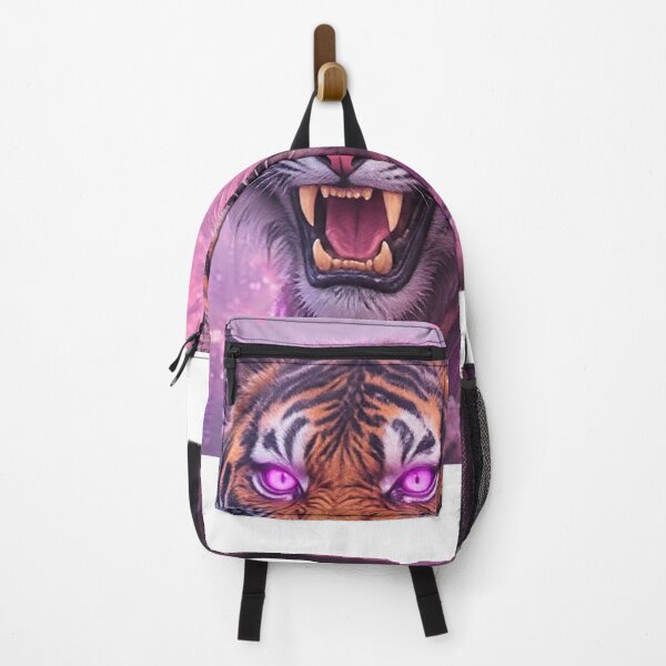 Item preview, Cyberpunk Neon Tiger Sakura – Pink Cherry Blossom designed and sold by Neo Tokio.