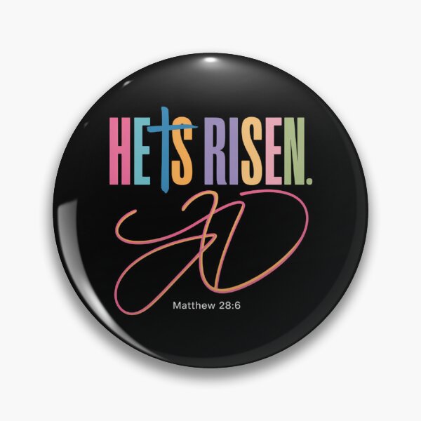 Item preview, He is Risen Jesus Christian Happy Easter designed and sold by sailorjessiArt.
