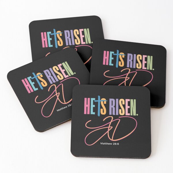 Item preview, He is Risen Jesus Christian Happy Easter designed and sold by sailorjessiArt.