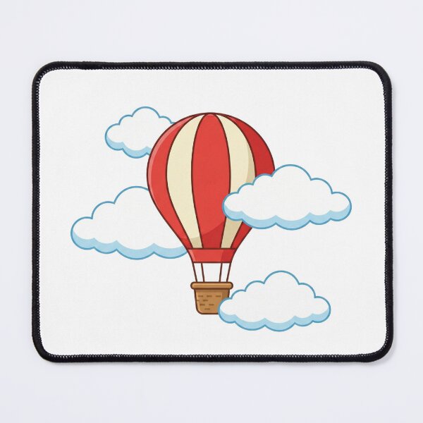 Item preview, Red Striped Hot Air Balloon Flight designed and sold by Opal Aura .