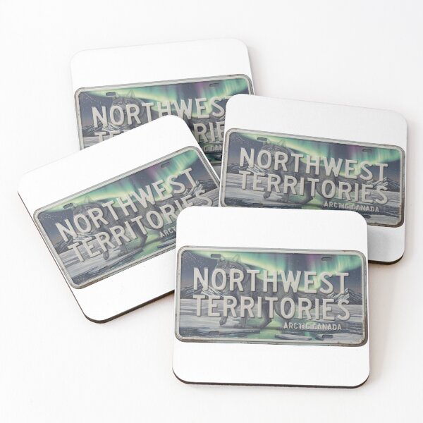 Item preview, Northwest Territories Northern Lights Plate Graphic designed and sold by The Souvenir Dept..