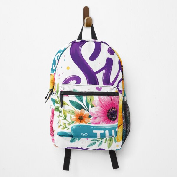 Item preview, Colorful Floral Hand Lettered The Best Sister Design designed and sold by JacobSneDe.