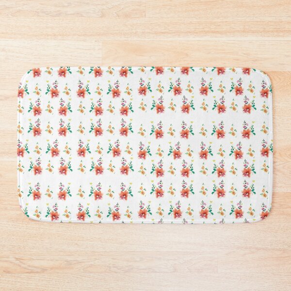 Item preview, Watercolour Spring Time Floral on White designed and sold by GayanthiPerera.