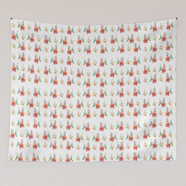 Item preview, Watercolour Spring Time Floral on White designed and sold by GayanthiPerera.