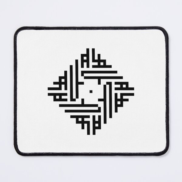 Item preview, AVA | Black  | Modern Geometric Kufi Calligraphy | From Name to Art   designed and sold by FOR YOUR NAME.