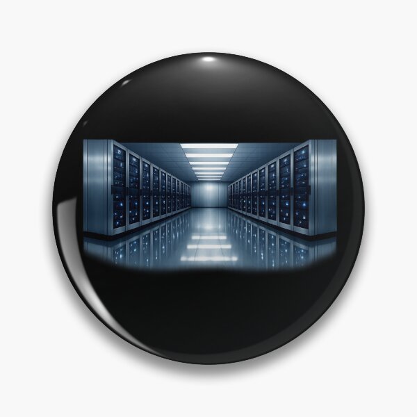 Item preview, Empty Server Room 3:17 AM — Cyber Liminal Space designed and sold by Timeless Junction.