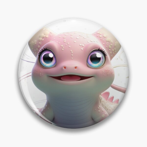 Item preview, Cute Pastel Pink Gecko Fantasy Creature Illustration designed and sold by NuniDesigns.