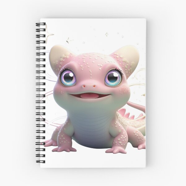 Item preview, Cute Pastel Pink Gecko Fantasy Creature Illustration designed and sold by NuniDesigns.
