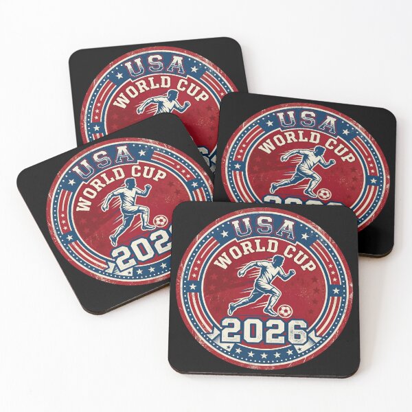 Item preview, USA World Cup 2026 — Vintage Soccer Badge Retro Style designed and sold by David Mateo ArtWorks.