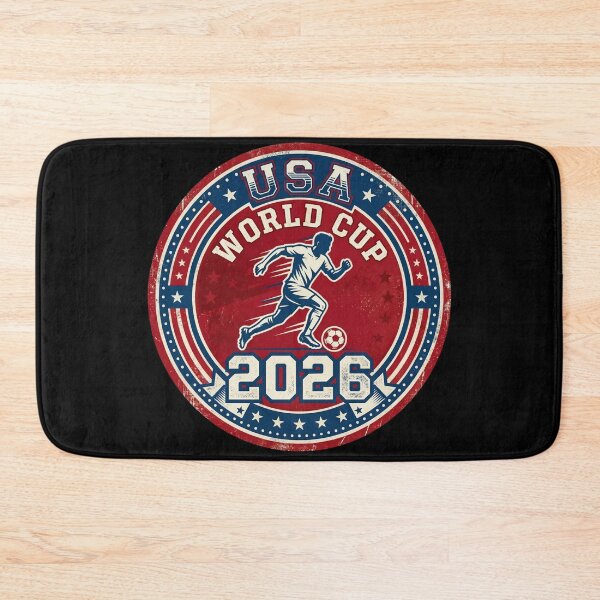 Item preview, USA World Cup 2026 — Vintage Soccer Badge Retro Style designed and sold by David Mateo ArtWorks.