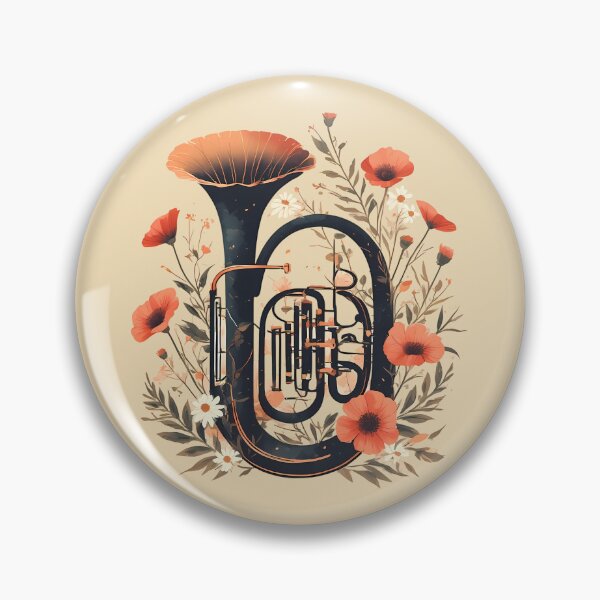 Item preview, Tuba in Bloom  – World Music Day designed and sold by Art-Arcade6.