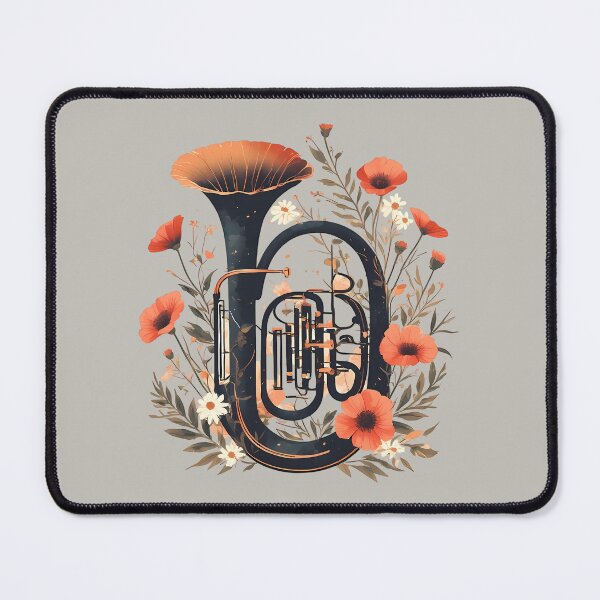 Item preview, Tuba in Bloom – World Music Day designed and sold by Art-Arcade6.