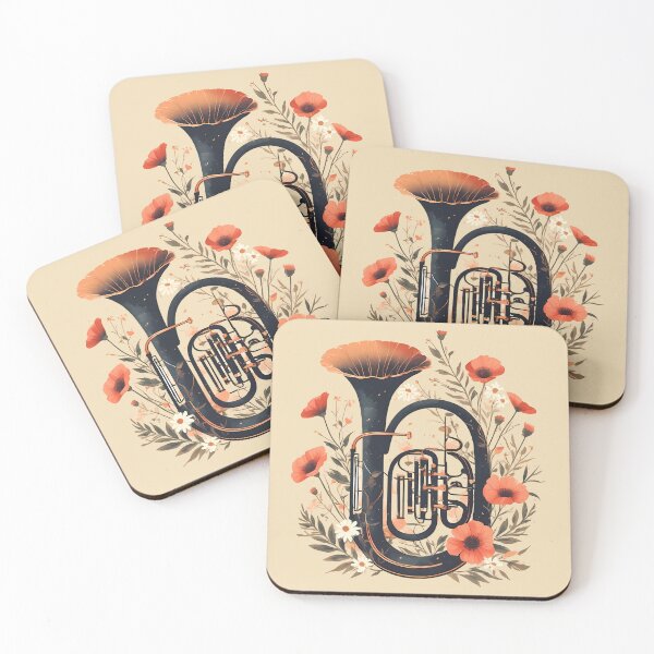 Item preview, Tuba in Bloom  – World Music Day designed and sold by Art-Arcade6.