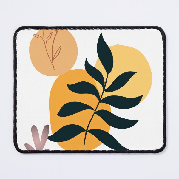 Item preview, Minimalist Abstract Terracotta Geometric Shapes and Botanical Leaves designed and sold by vibecraft_studio2.