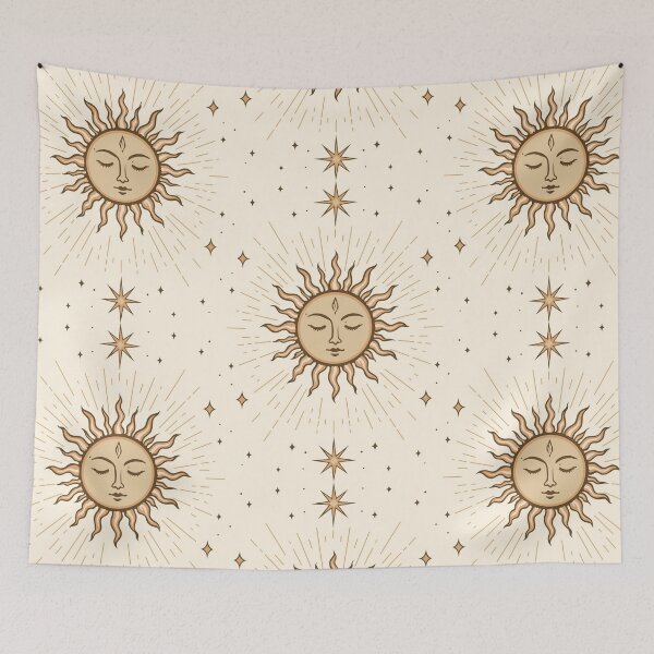 Artikelvorschau, Mittsommer Sonne Celestial Litha Pagan Art entworfen und verkauft von Christine Krahl.