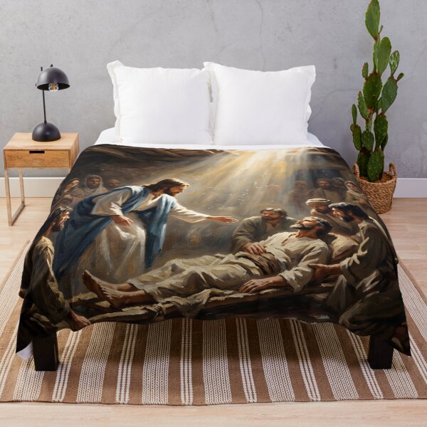 Item preview, Jesus Healing The Paralytic Painting designed and sold by RRRShop.