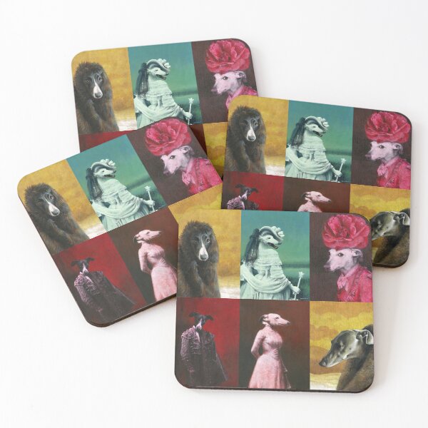 Item preview, Vintage Costumed Whippets designed and sold by mictomart.