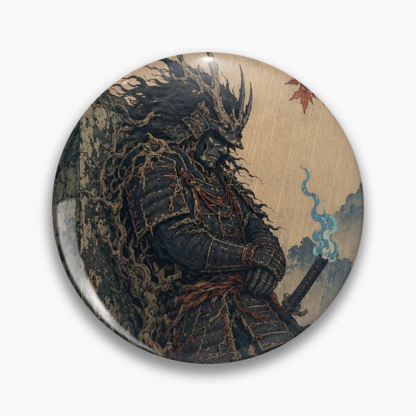 Item preview, Cursed Ronin - Vintage Japanese Ukiyo-e Woodblock Print Style designed and sold by bapupa.