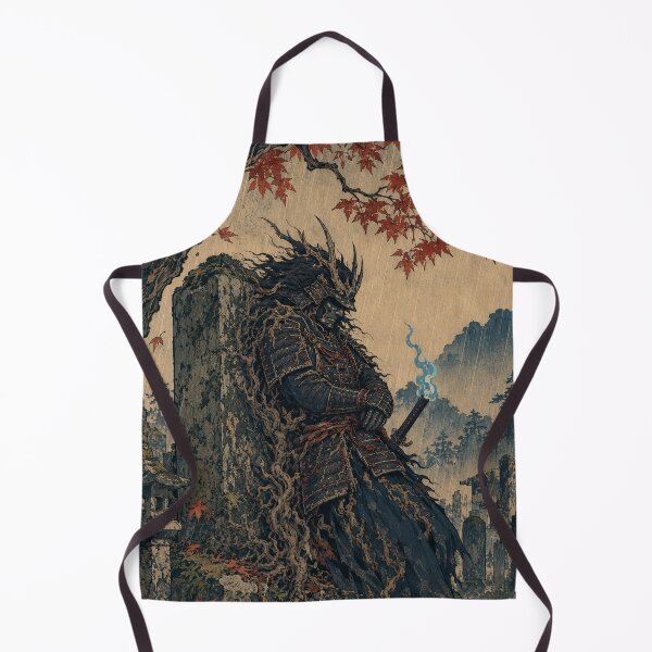 Item preview, Cursed Ronin - Vintage Japanese Ukiyo-e Woodblock Print Style designed and sold by bapupa.