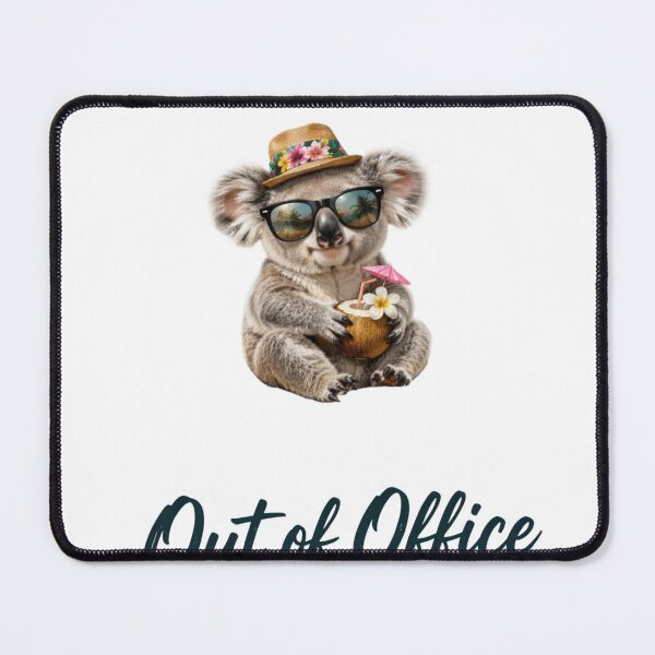 Item preview, Whimsical Summer Holiday Tropical Koala Out of Office Gift designed and sold by JacobSneDe.